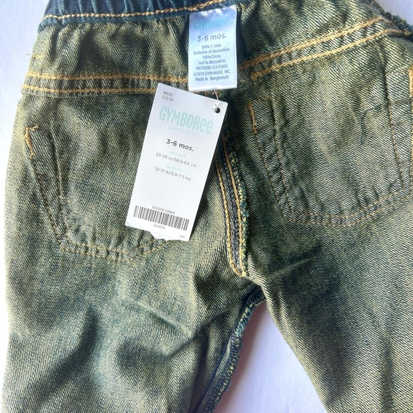 Gymboree Baby Boy Jean Pull On Shorts Size 3-6 Months NWT - Picture 2 of 4